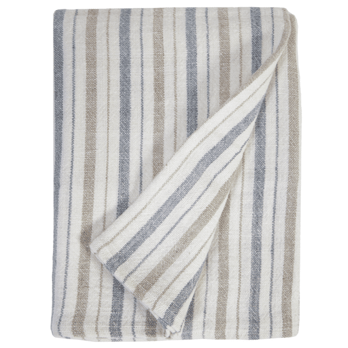 Soft Linen Stripe Blue Dishtowel | A Cottage in The City