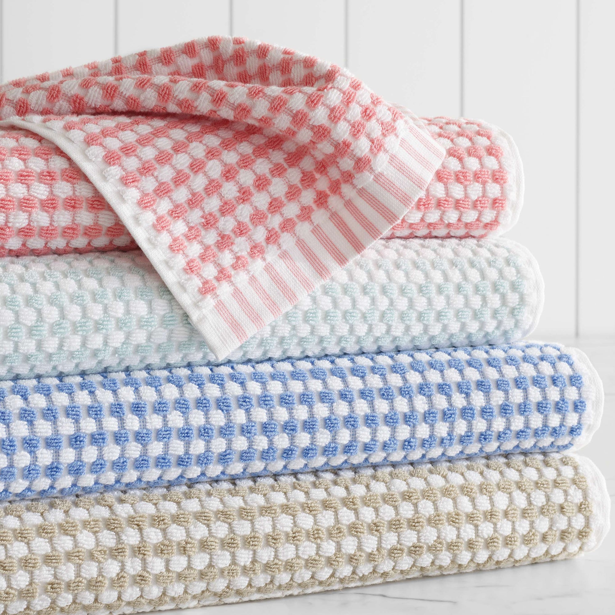 Connell Pinecone Plaid Tea Towel Set of 3 19x28