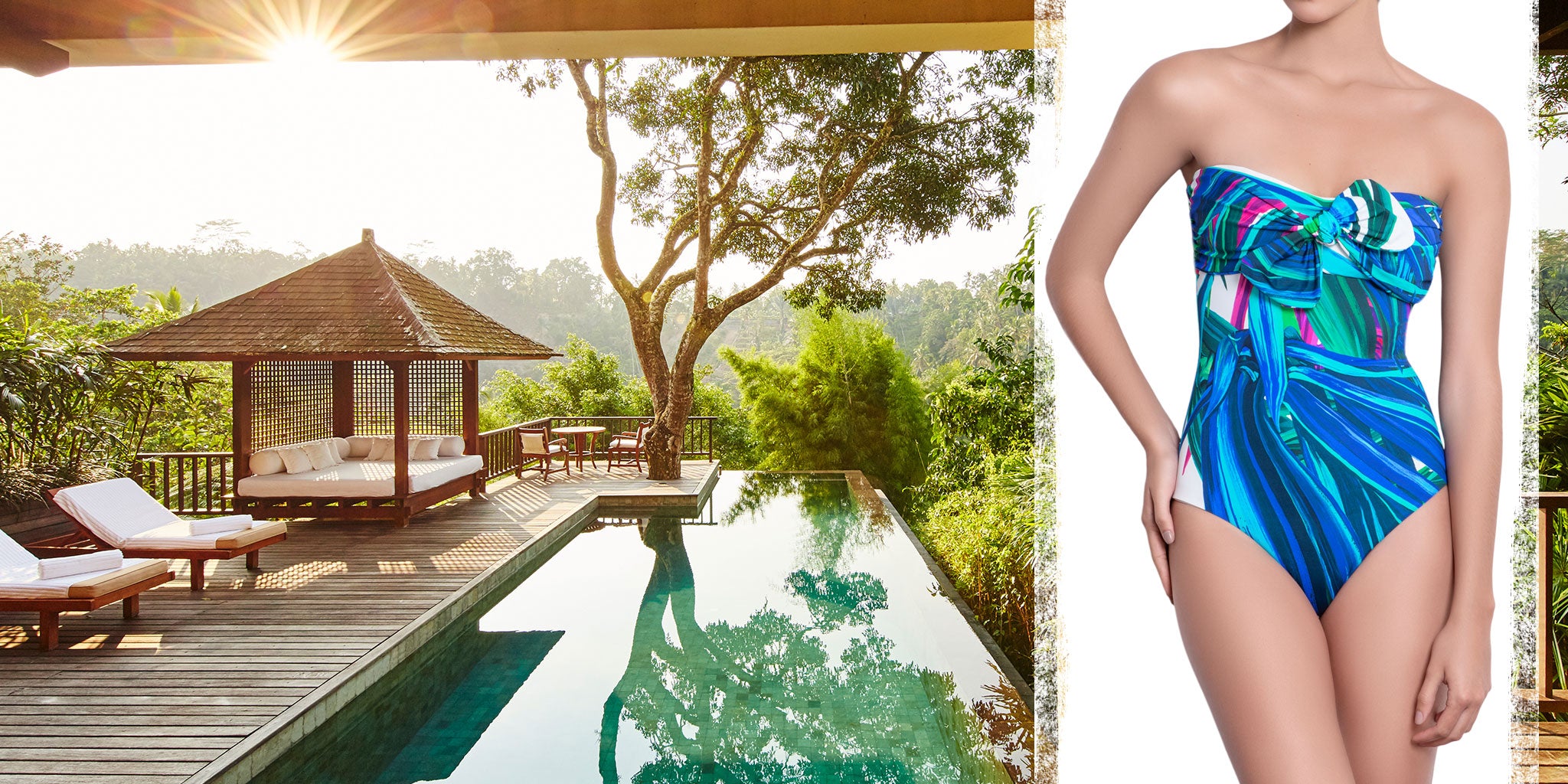 Como Shambhala Estate and the Fanny Bandeau one piece