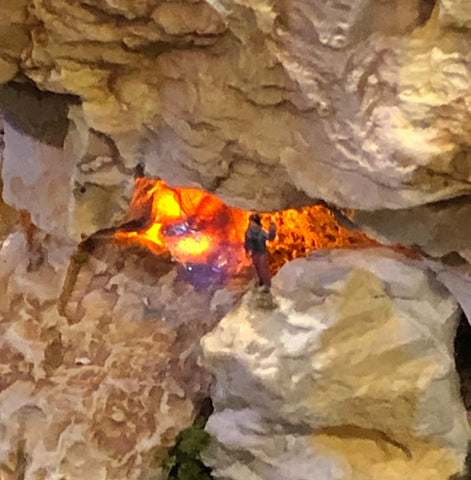 Lighting in cave