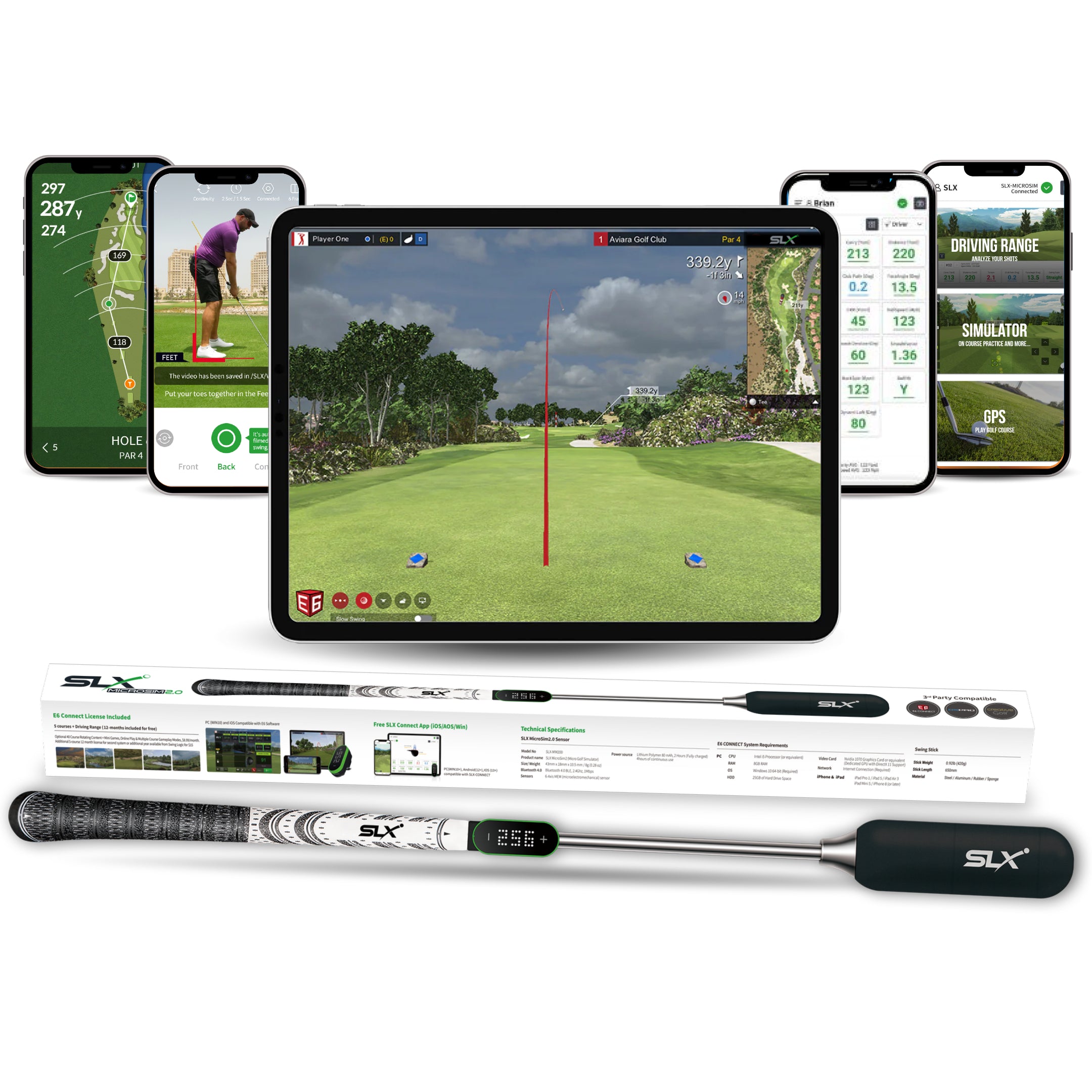 MICROSIM 2.0 (With Non-Telescoping Swing-Stick Pro)