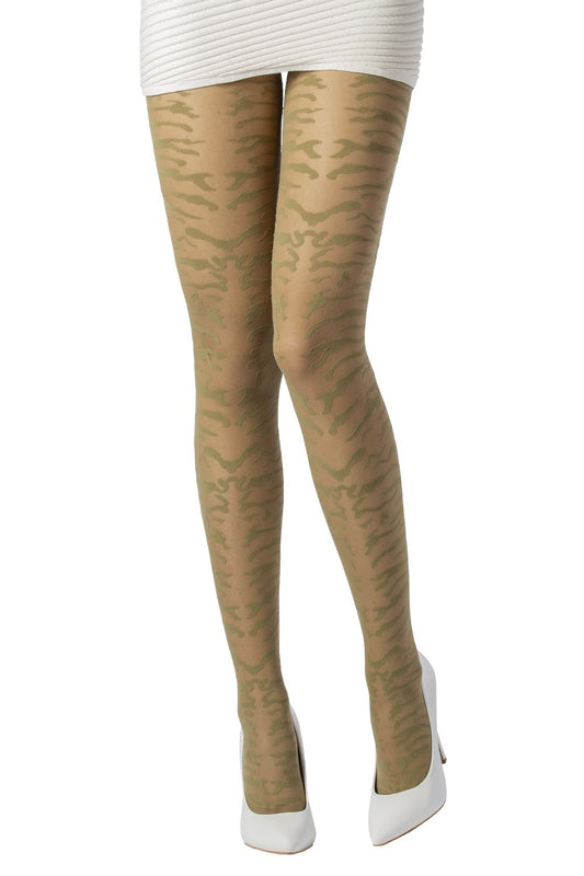 Trasparenze Leopard Print Fashion Pantyhose Leone 80 Denier Tights