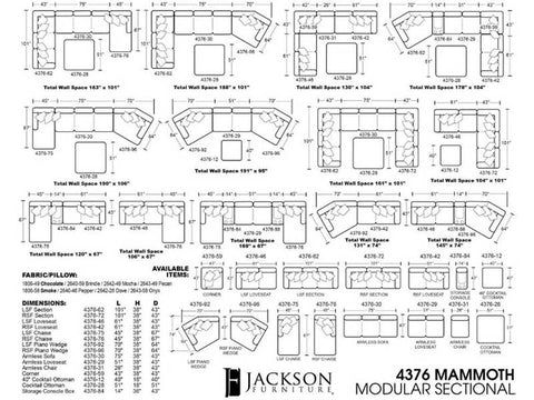 jackson mammoth sectional chart