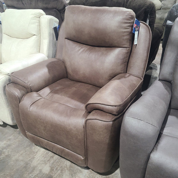 Contour Cocoa Reclining Sofa with Power Headrest From Southern Motion