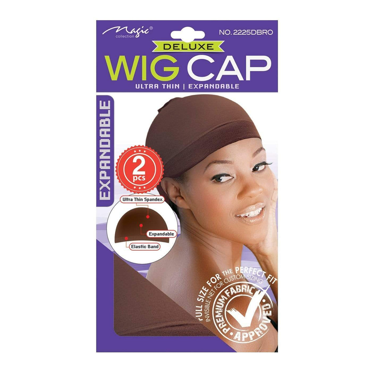 wig cap brown