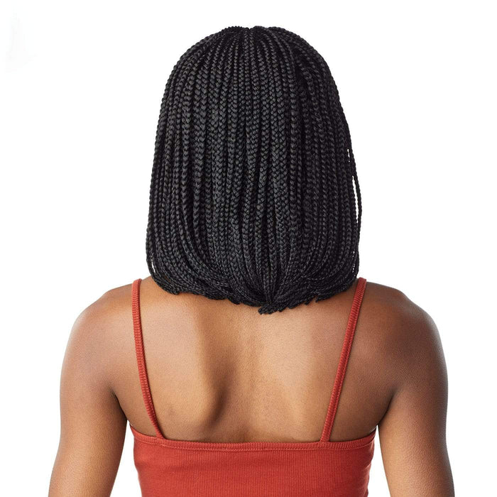 Box Braid Bob Cloud9 Synthetic 4x4 Swiss Hand Braided Lace Wig