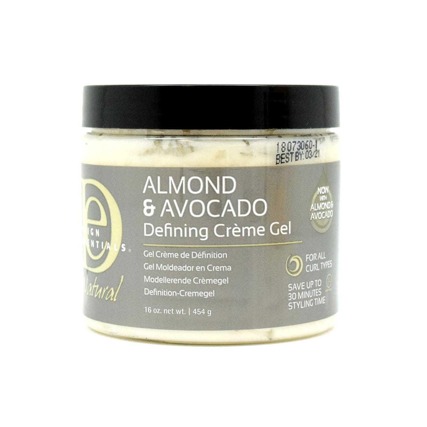 Design Essentials Almond And Avocado Creme Gel 16oz 5690