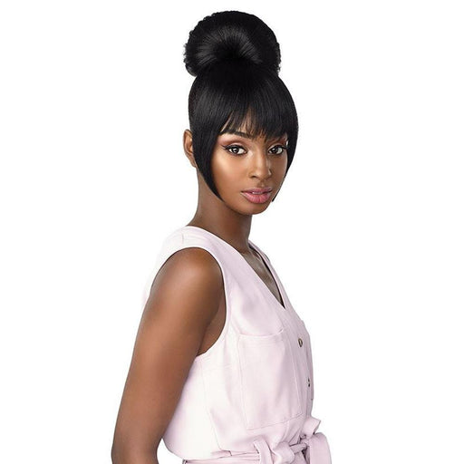 Ib Haylie Sensationnel Synthetic Hair Instant Bun With Bang