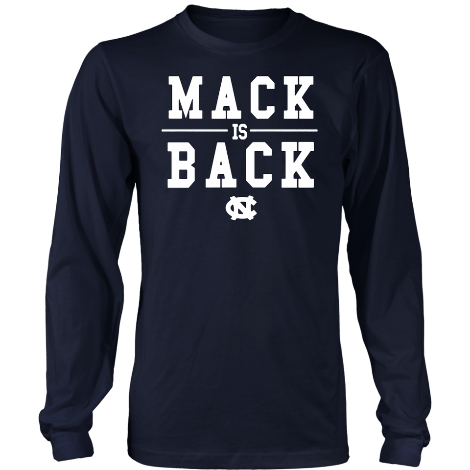 mack is back shirt unc