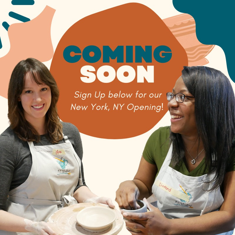 Try pottery at our New York city Pottery Ceramic Studio