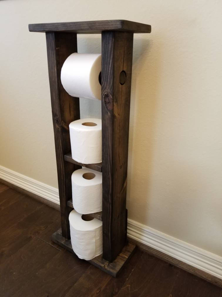 Kadalynn Antique Bronze Toilet Paper Holder Stand