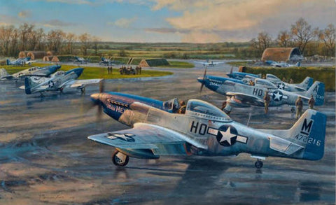 Checking Out - Aviation Art by Anthony Saunders