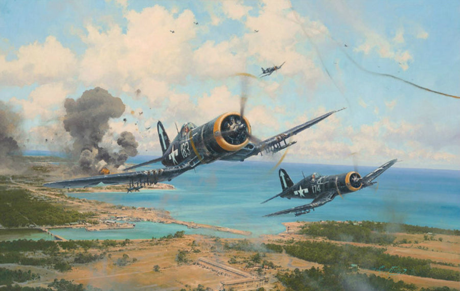 Okinawa by Robert Taylor - Aviation Art – Wings Fine Arts