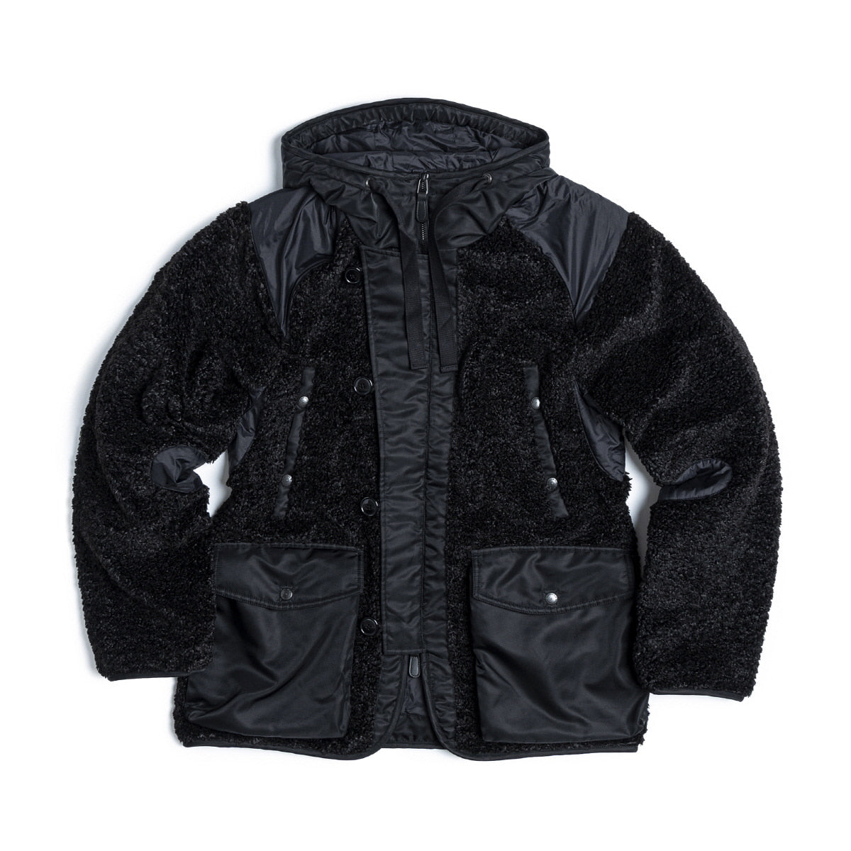 超美品 即完売 MAGIC STICK x WDS N-3B JACKET BLACK econet.bi