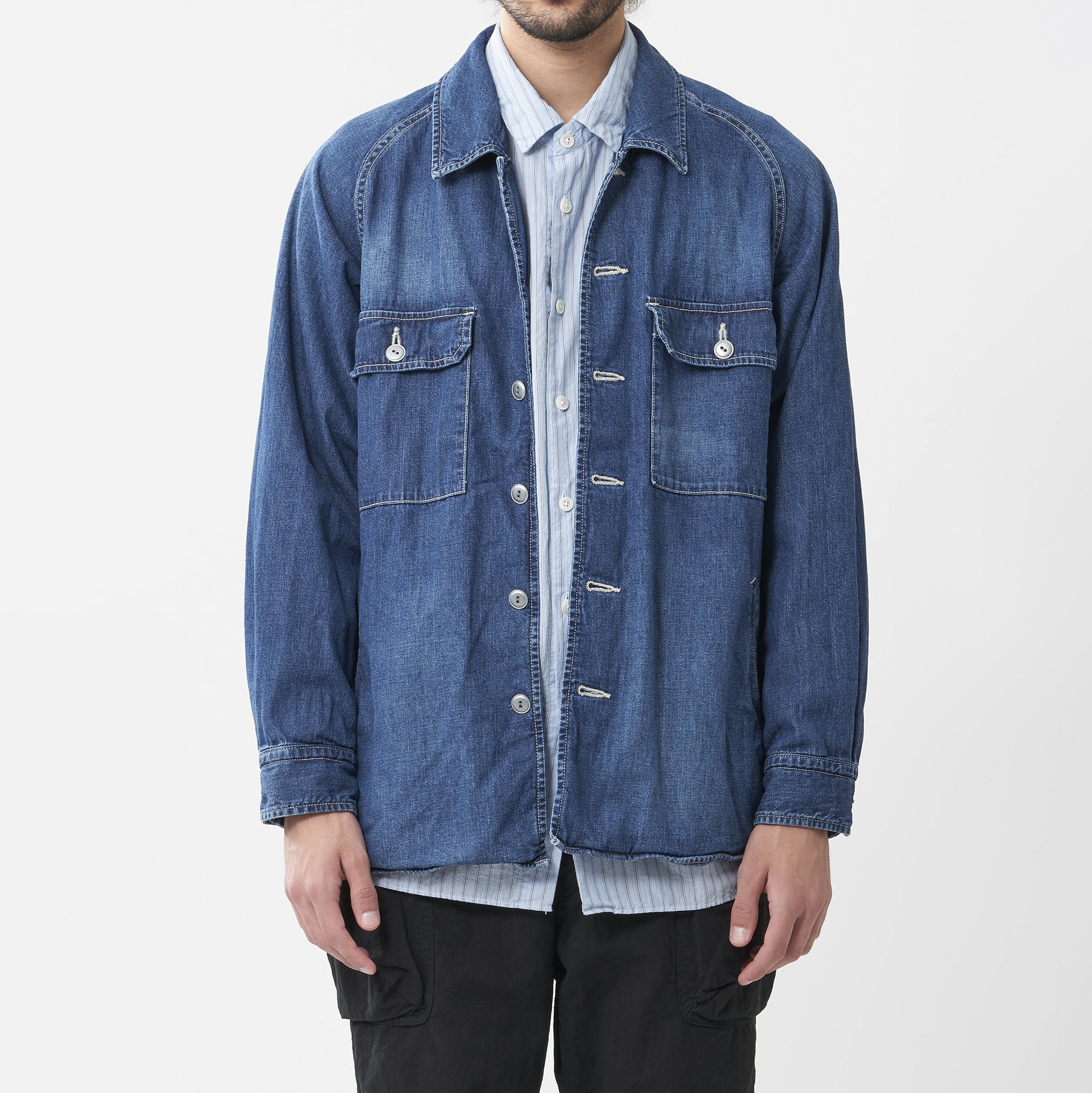 SAGE DE CRET DENIM SHIRT JACKET – WANDERS*