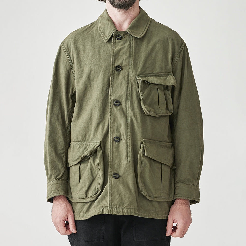 SAGE DE CRET 31-20-3210 Fatigue type long Jacket - Olive 43 – WANDERS*