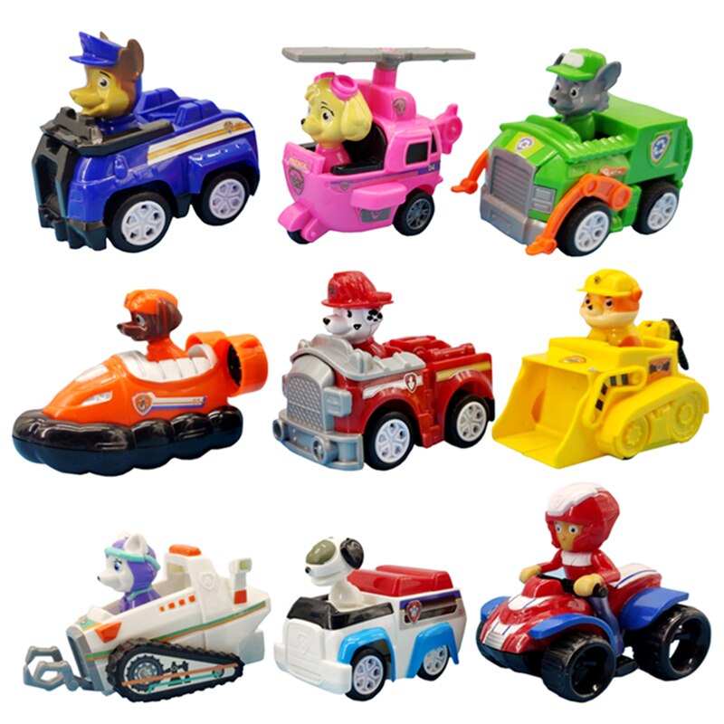 paw patrol car set