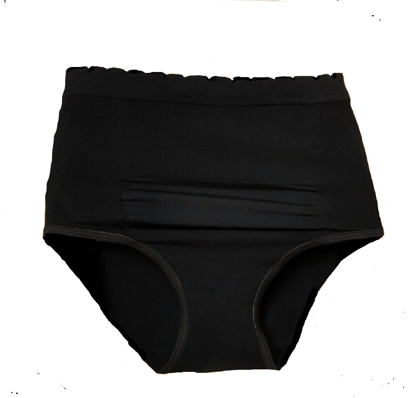 Postpartum Panties 3-Pack Black - momkind →