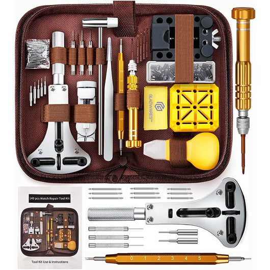 149PCS WATCH REPAIR TOOL KIT - GLADWARES ™