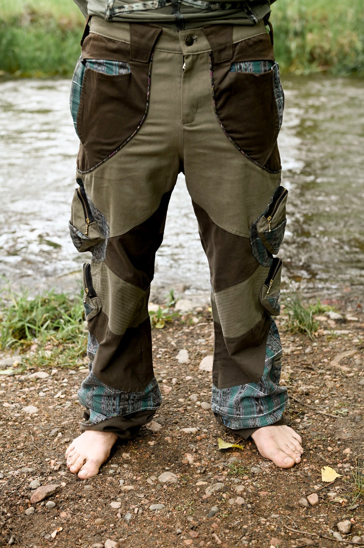 UNTOLD CARGO LONG PANTS - GREEN - Untold