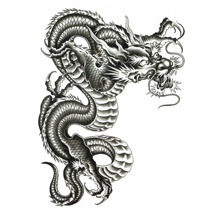 InkoTattoo : Temporary Tattoo | Asian Dragon - INKOTATTOO