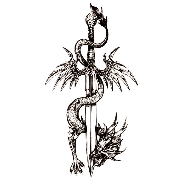 Share more than 65 dragon with sword tattoo best  thtantai2