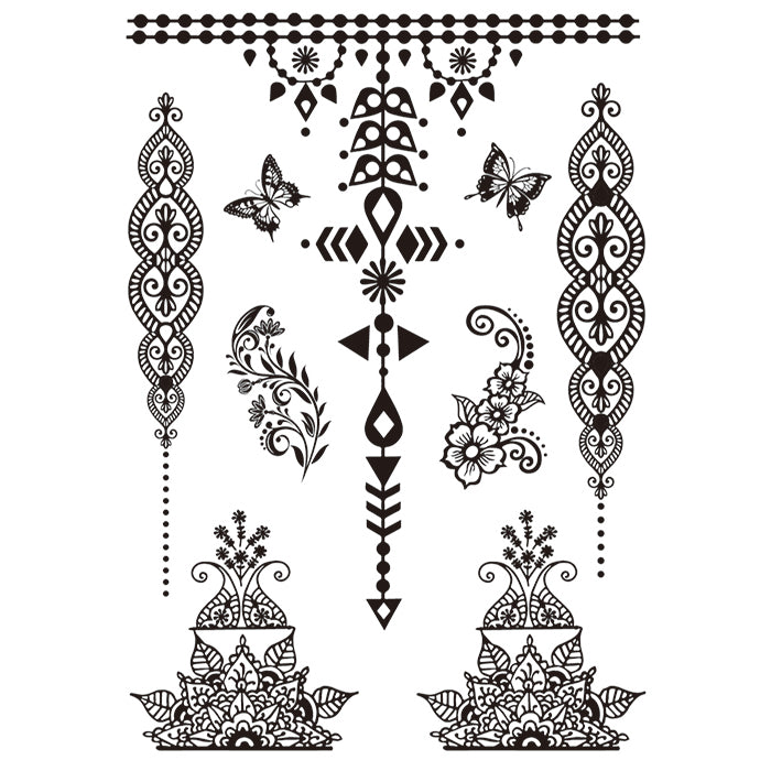 Graphic Henna - INKOTATTOO