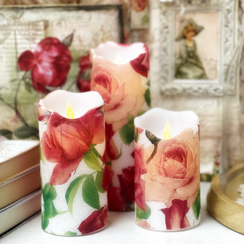 Romantic Candles – The Crafty DIYer