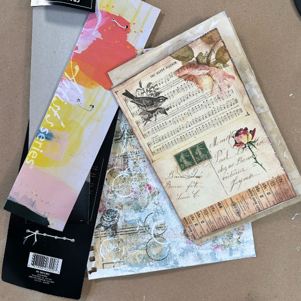 Use stickers & labels - make beautiful pages for junk journals