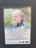 Game of Thrones Season 5 Full Bleed Mace Autograph Trading Card Back