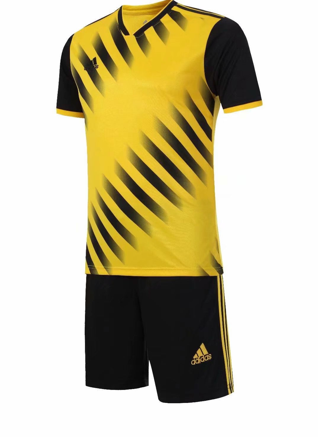 adidas yellow and black football kit