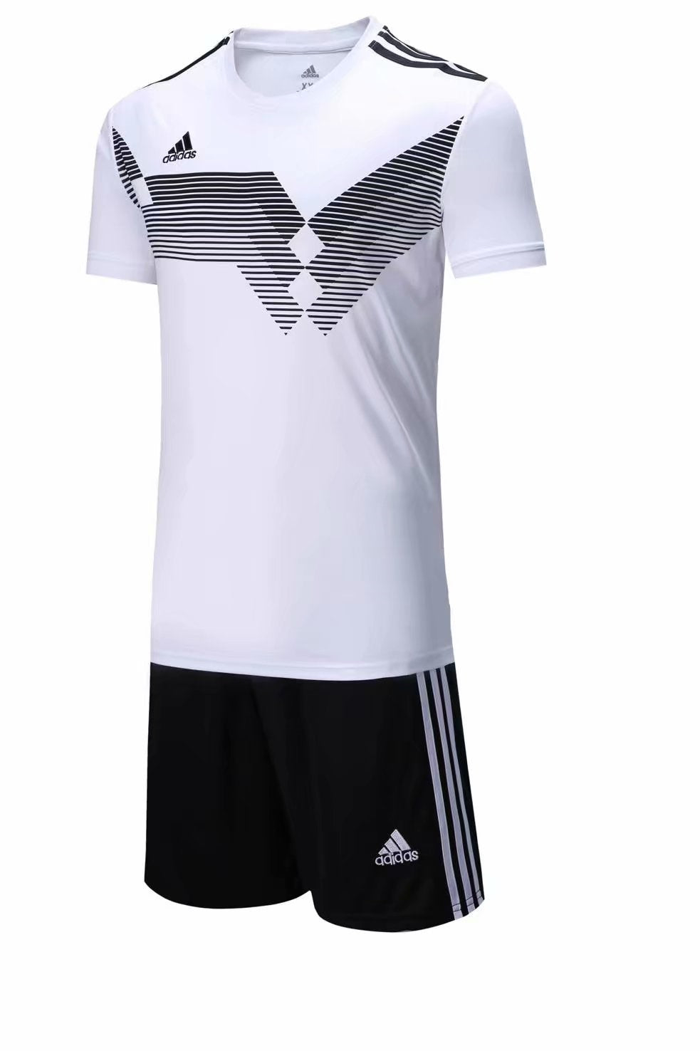 black adidas football kit