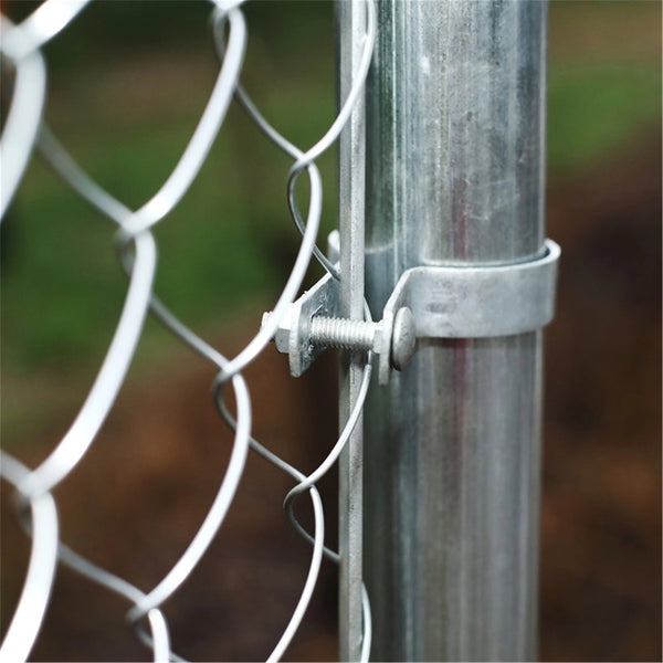 Aleko KITCLF6X50 Galvanized Steel Chain Link Fence 6X50 Feet Complete ...