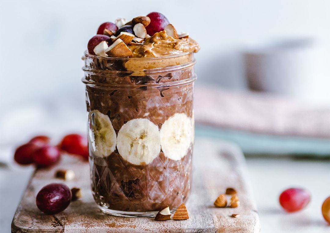 Vegan Choc Overnight Oats