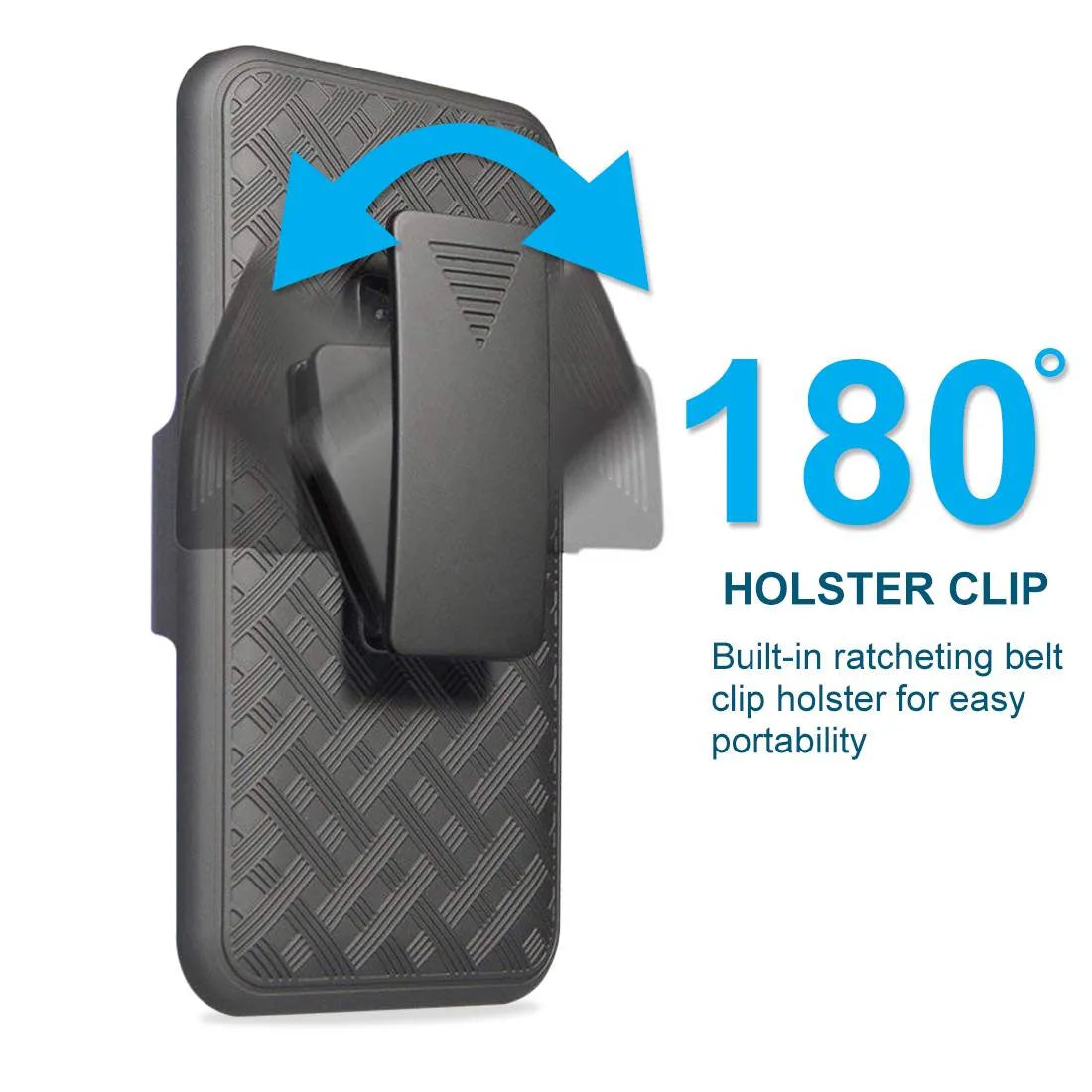 Samsung Galaxy J3 / J3V (3rd Gen 2018) Belt Clip Holster Phone Case