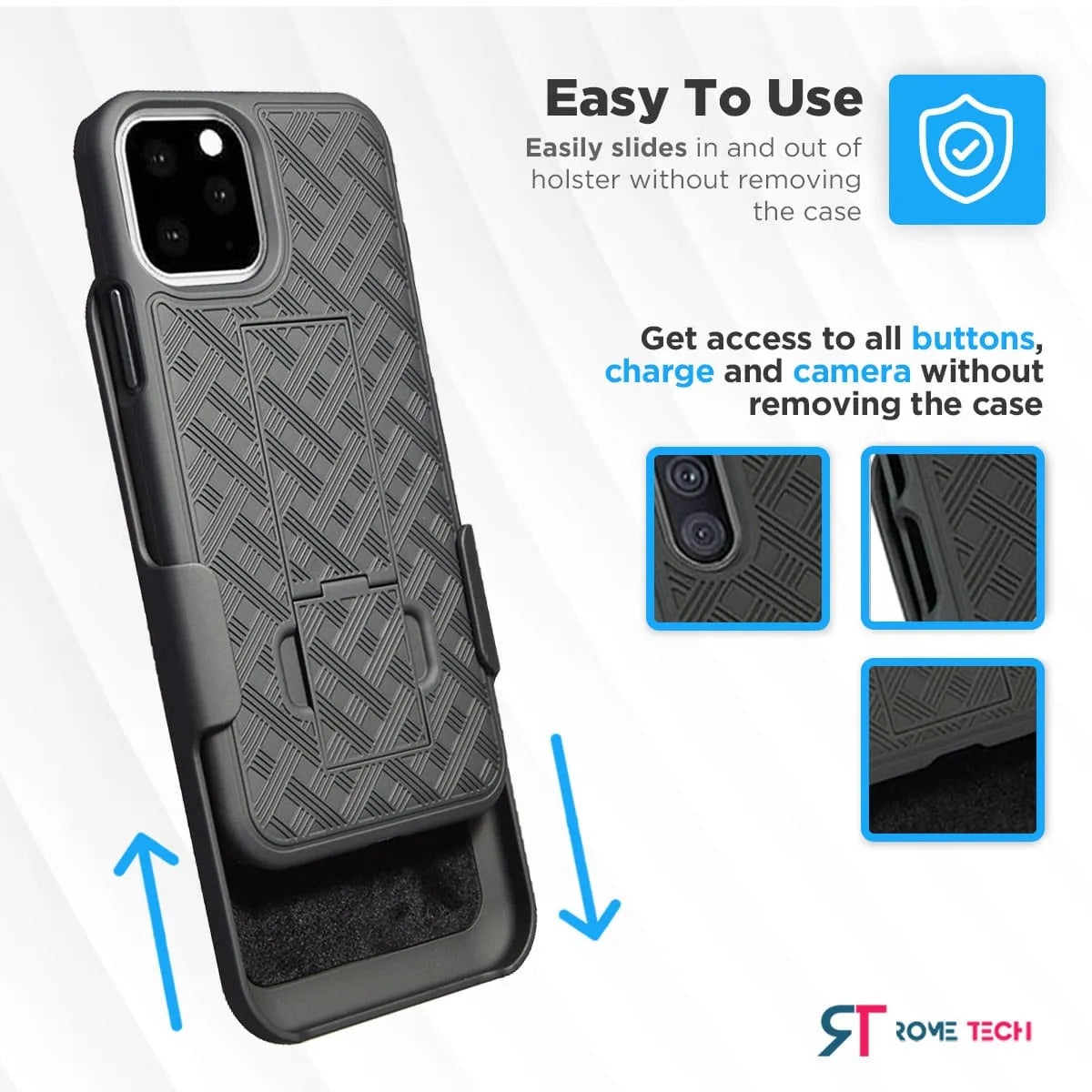 Google Pixel 5 Belt Clip Holster Phone Case
