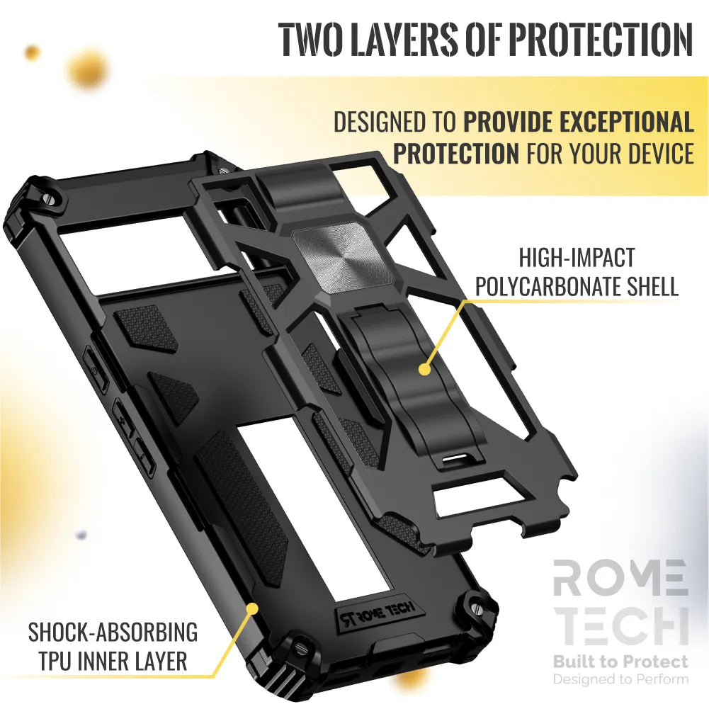 Google Pixel 8 Armor Case with Kickstand & Magnetic Mount