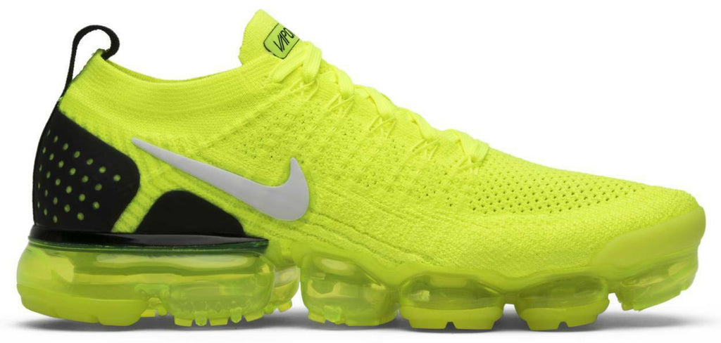 men's nike air vapormax flyknit 2 running shoes volt