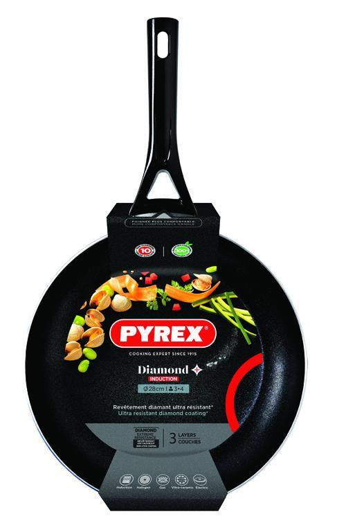 Ontdooien, ontdooien, vorst ontdooien koken Polijsten Diamond+ Frying pan - Pyrex® Webshop AR