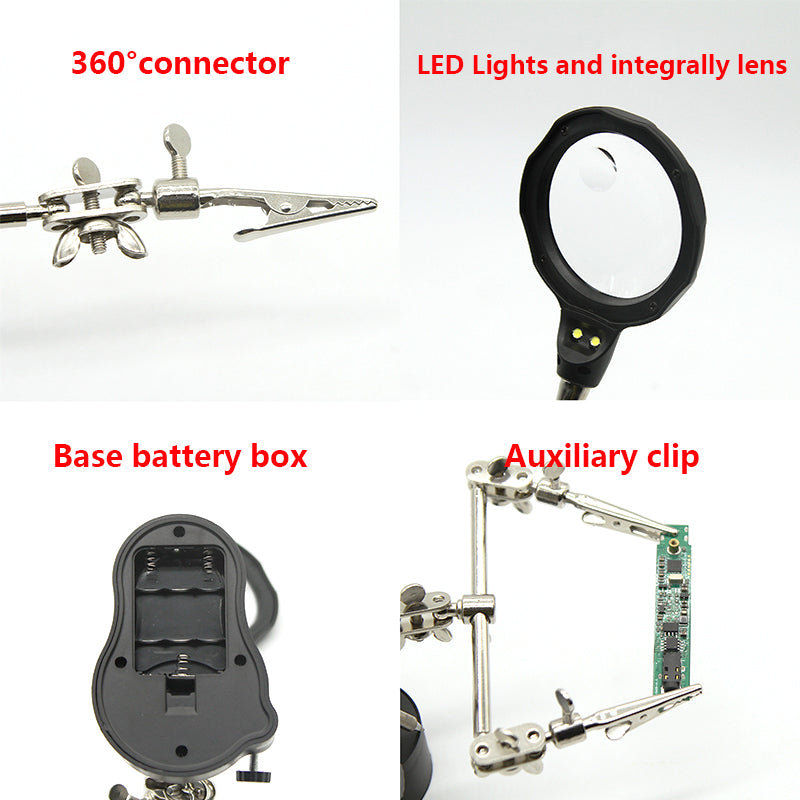 Buy auxiliary clamp with LED light