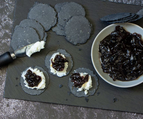 Black garlic and onion jam recipe