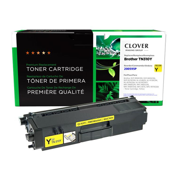 Clover Imaging Remanufactured Yellow Toner Cartridge for Brother TN310