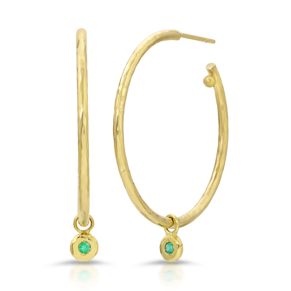 Medium Nesting Gem Hoops – Octavia Elizabeth