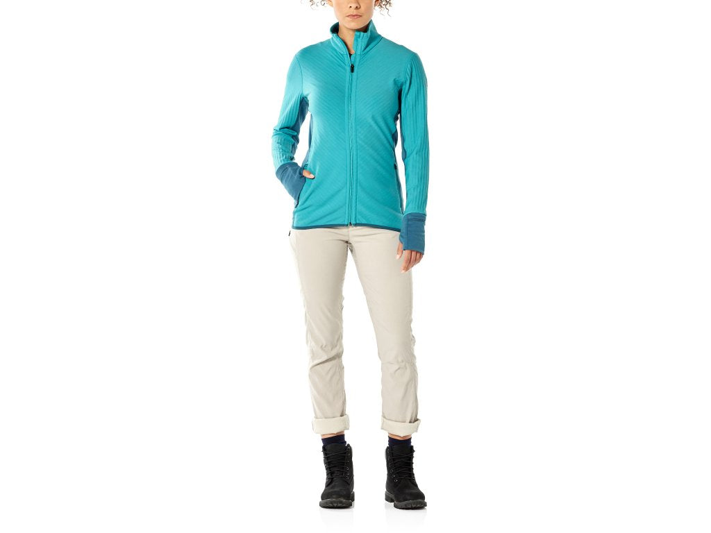 icebreaker descender long sleeve zip hood