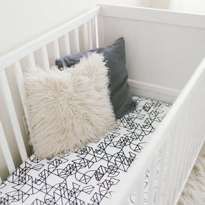 geometric crib sheets