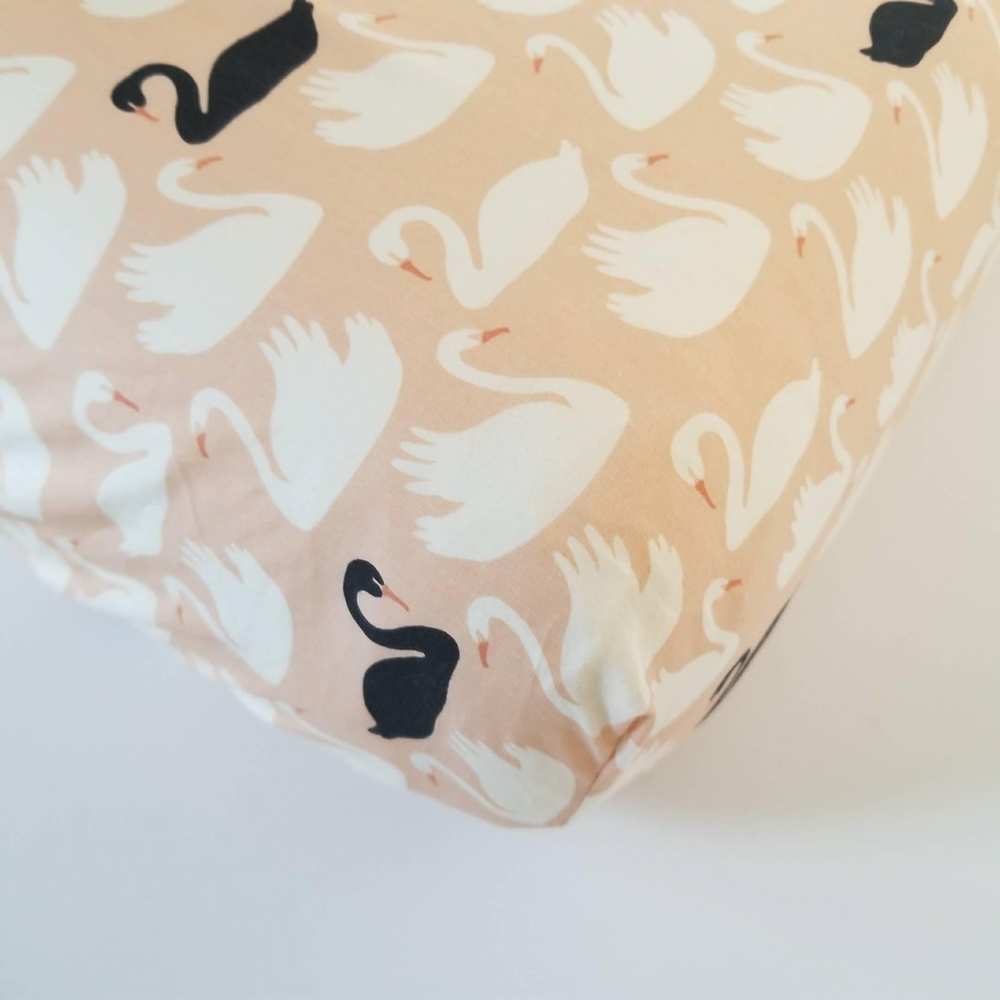 swan crib bedding