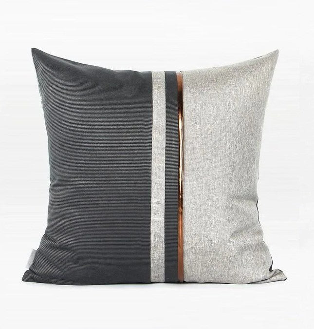 Modern Sofa Pillows, Dark Gray Throw Pillows, Decorative Pillows for Couch, Simple Modern Pillows, Contemporary Throw Pillows