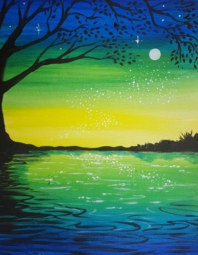 40 Easy Landscape Painting Ideas for Kids, Simple Painting Ideas