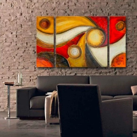 Modern Wall Art Colorful Abstract Oil Painting Hand Painted On Canvas Home  Decor