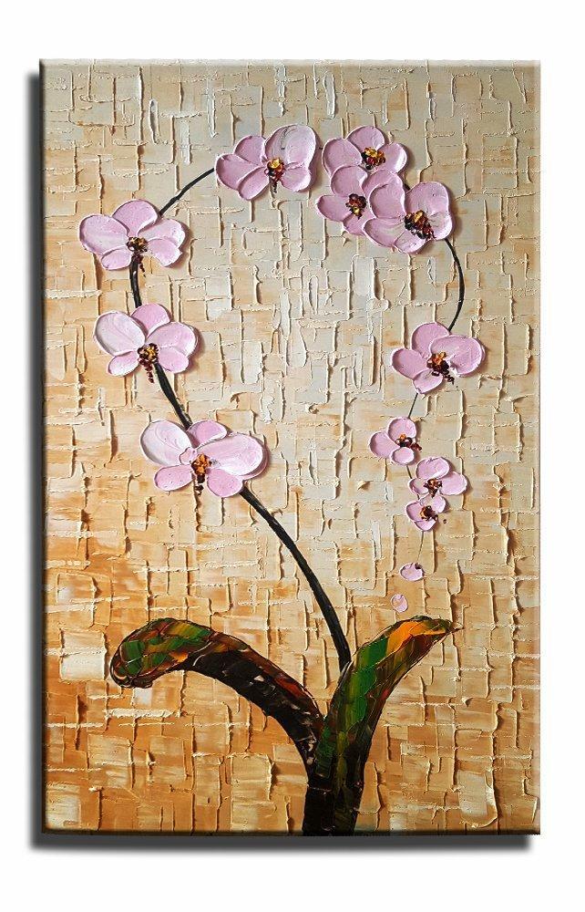 Acrylic Flower Paintings, Abstract Flower Paintings, Flower Paintings, Modern Contemporary Paintings, Palette Knife Flower Paintings